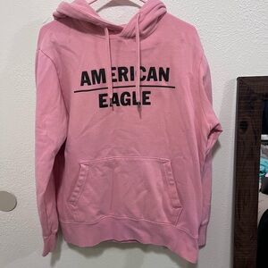 American eagle pink hoodie - unisex- medium
